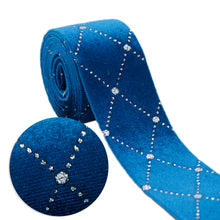 Load image into Gallery viewer, 5 Yards Blue Velvet Ribbon
