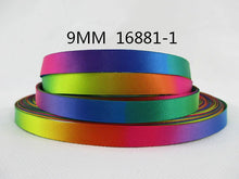 Load image into Gallery viewer, 5 Yards Rainbow Color Printed Satin Ribbon
