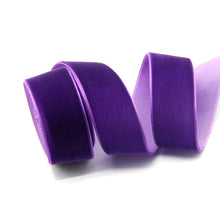 Load image into Gallery viewer, 25 Yards Soild Color No Elasticity Velvet Ribbon
