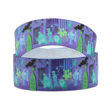 Load image into Gallery viewer, 5 Yards Mix Size Printed Grosgrain Ribbon
