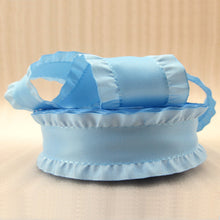 Load image into Gallery viewer, 20 Yards 1.5&quot; Solid Color Double Ruffle Satin Ribbon
