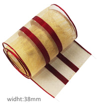 Load image into Gallery viewer, 25 Yards 1.5&quot;  Wire Edged Ribbon
