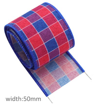Load image into Gallery viewer, 50 Yards 1.5&quot; Or 2‘’ Printed Wire Edged Ribbon
