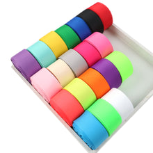 Load image into Gallery viewer, 5 Yards/roll 20 Roll/set Soild Color Grosgrain Ribbon Set
