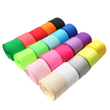 Load image into Gallery viewer, 5 Yards/roll 20 Roll/set Soild Color Grosgrain Ribbon Set
