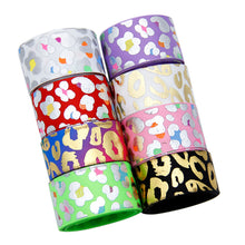 Load image into Gallery viewer, 1 Yard/roll Mix Size Printed Grosgrain Ribbon Set
