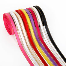 Load image into Gallery viewer, 5 Yards 3/8&quot; Solid Color Grosgrain Ribbon
